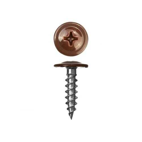 Саморез Tech-Krep 125494 шсмм 4.2х16 т.кор. kp ral 8017 200шт ведро малое в Касторама