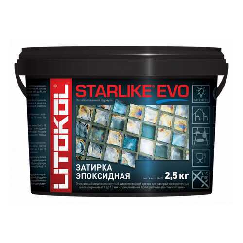 Затирка LITOKOL LITOCHROM STARLIKE EVO S.210 GREIGE 2,5кг в Касторама