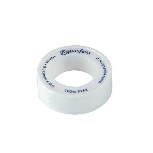 Лента ФУМ PTFE 6020 10ммх0,075ммх8м катушка среда: вода Aquasfera 6020-01 в Касторама